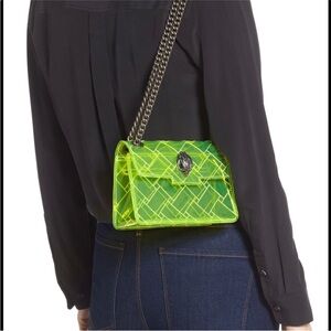 KURT GEIGER 
Designer Yellow Mini Kensington Shoulder Bag purse handbag summer